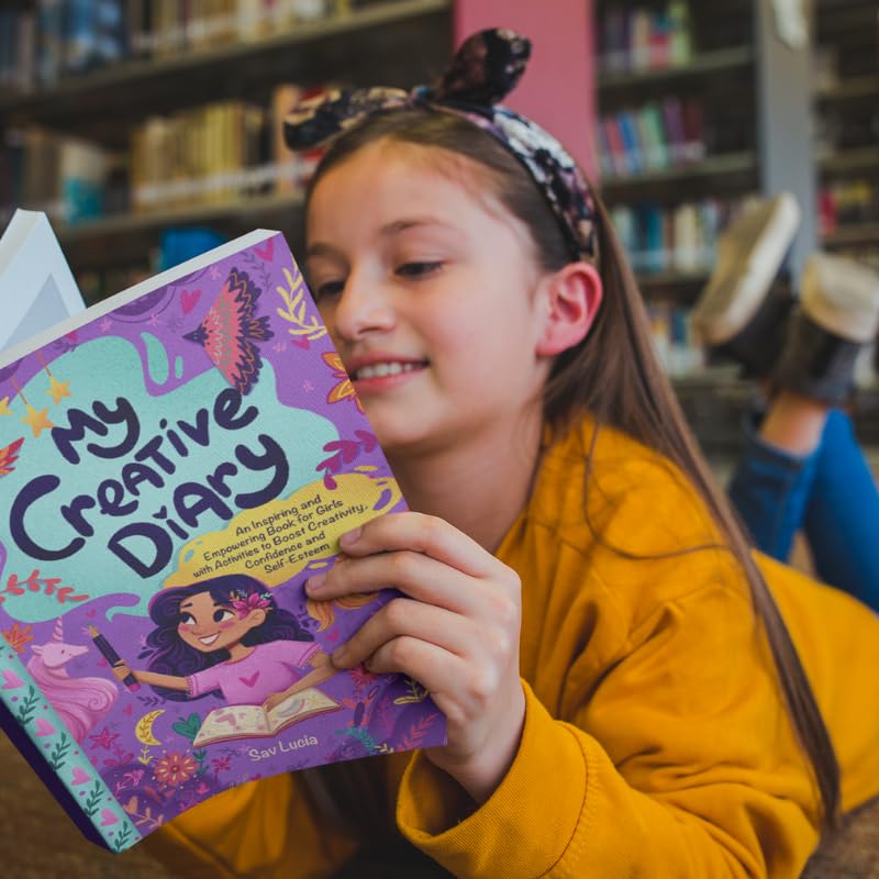 Special Art My Creative Diary for Girls | Journal Writing & Activities | Ages 6-9 5