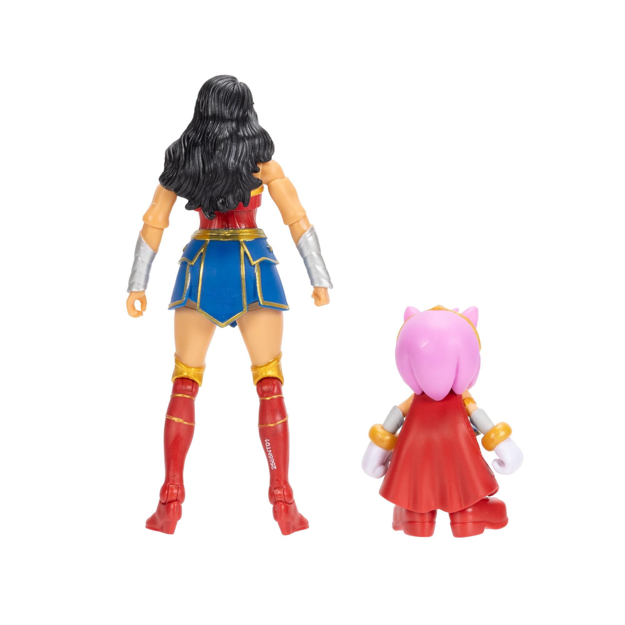 Sonic The Hedgehog DC Crossover Amy as Wonder Woman & Classic Wonder Woman Action Figure Multipack