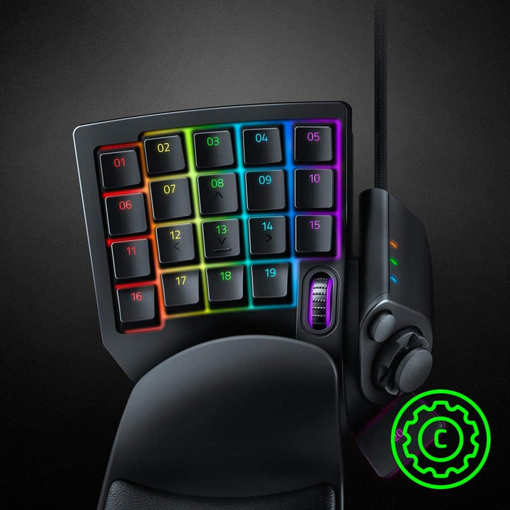 Razer Tartarus V2 Mecha-Membrane Gaming Keypad – 32 Programmable Keys, Chroma RGB, Ergonomic Design