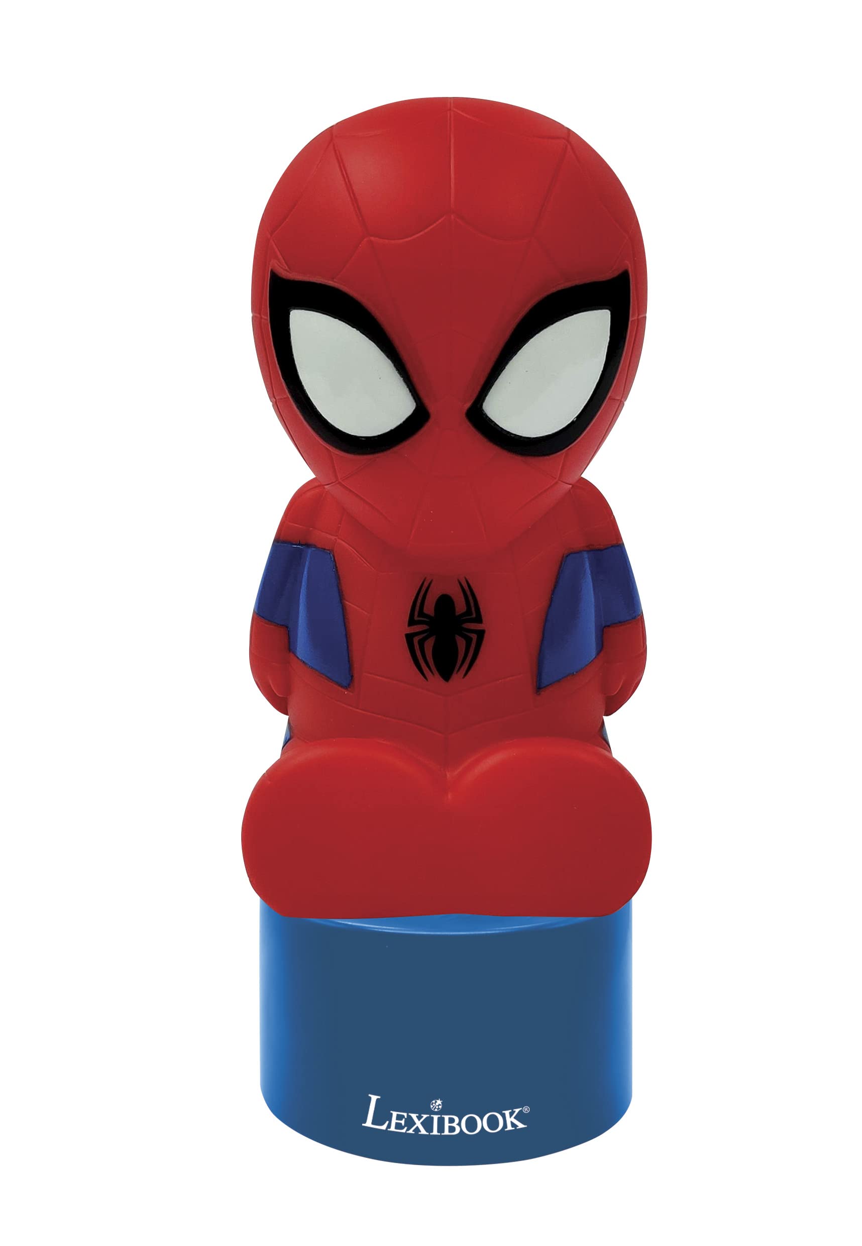 Spiderman Nightlight and Speaker with Color Change, Battery Operated, Blue/Red - NS01SP 1