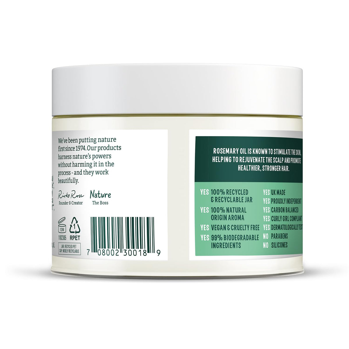 FAITH IN NATURE Rosemary Hair Mask - Stimulating Deep Treatment for Normal Hair | 300ml | Vegan & Cruelty-Free