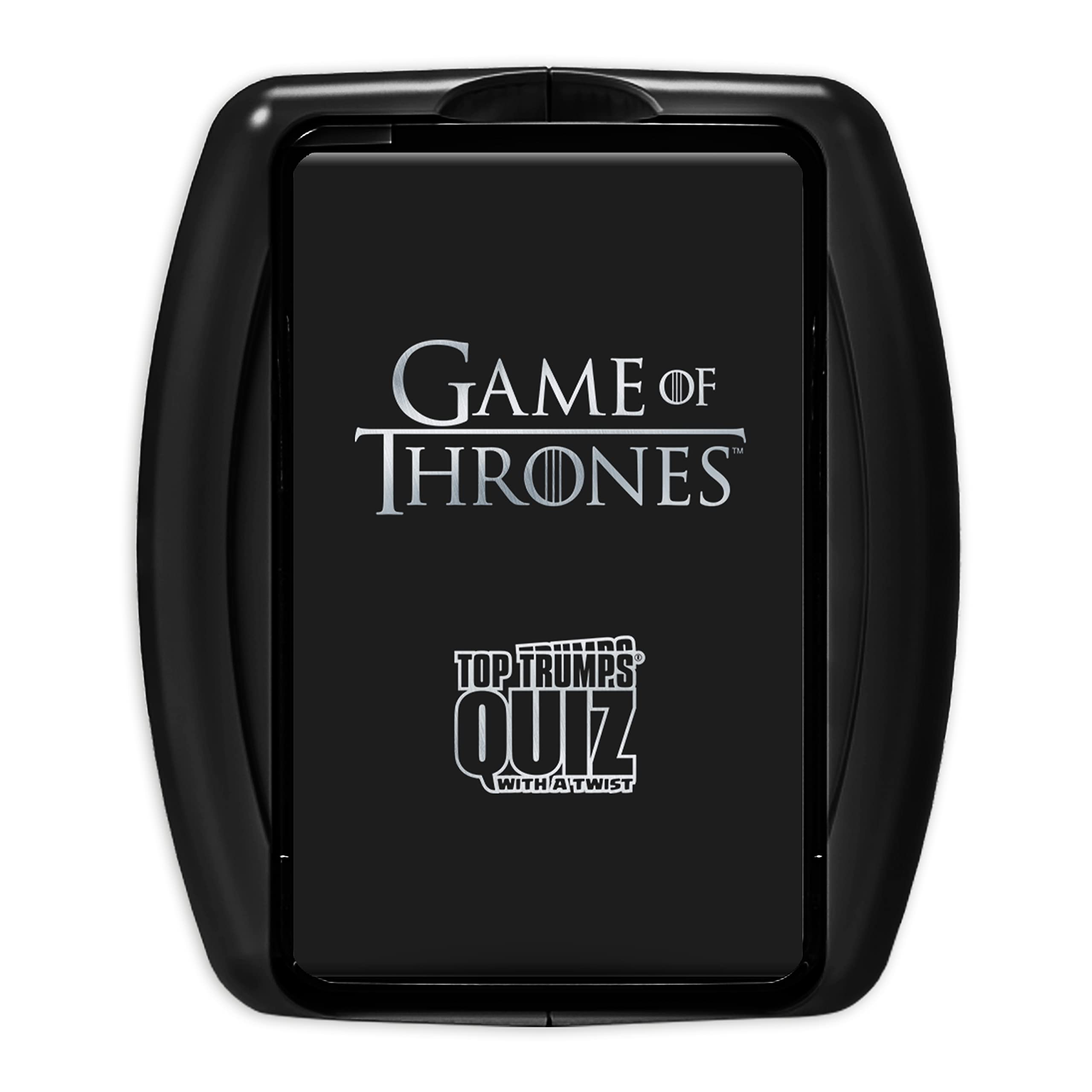 Top Trumps Game of Thrones Quiz Trivia Game, 500 Questions, 2+ Players, Ages 18+ 1