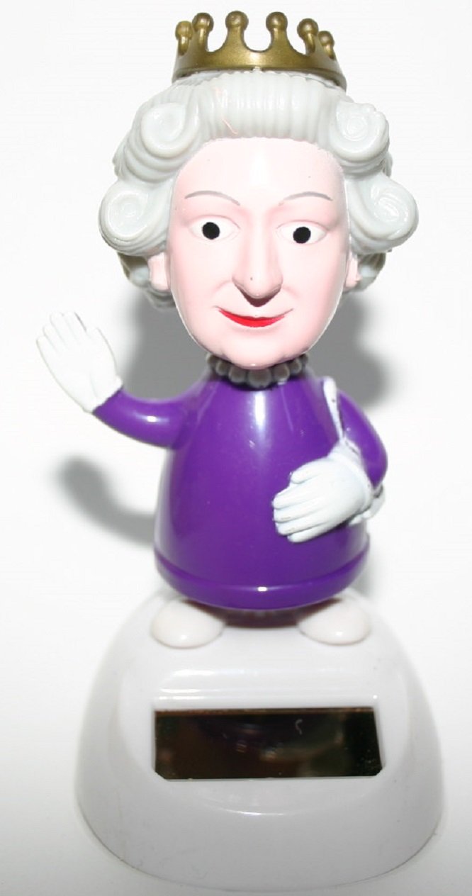 Puckator Solar-Powered Dancing Queen Ornament Figure (Gold Color, 10cm Height) 5