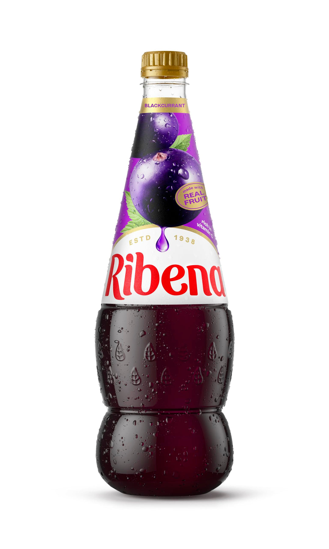 Ribena Blackcurrant Squash 1.5L – Made with Real British Blackcurrants, Rich in Vitamin C