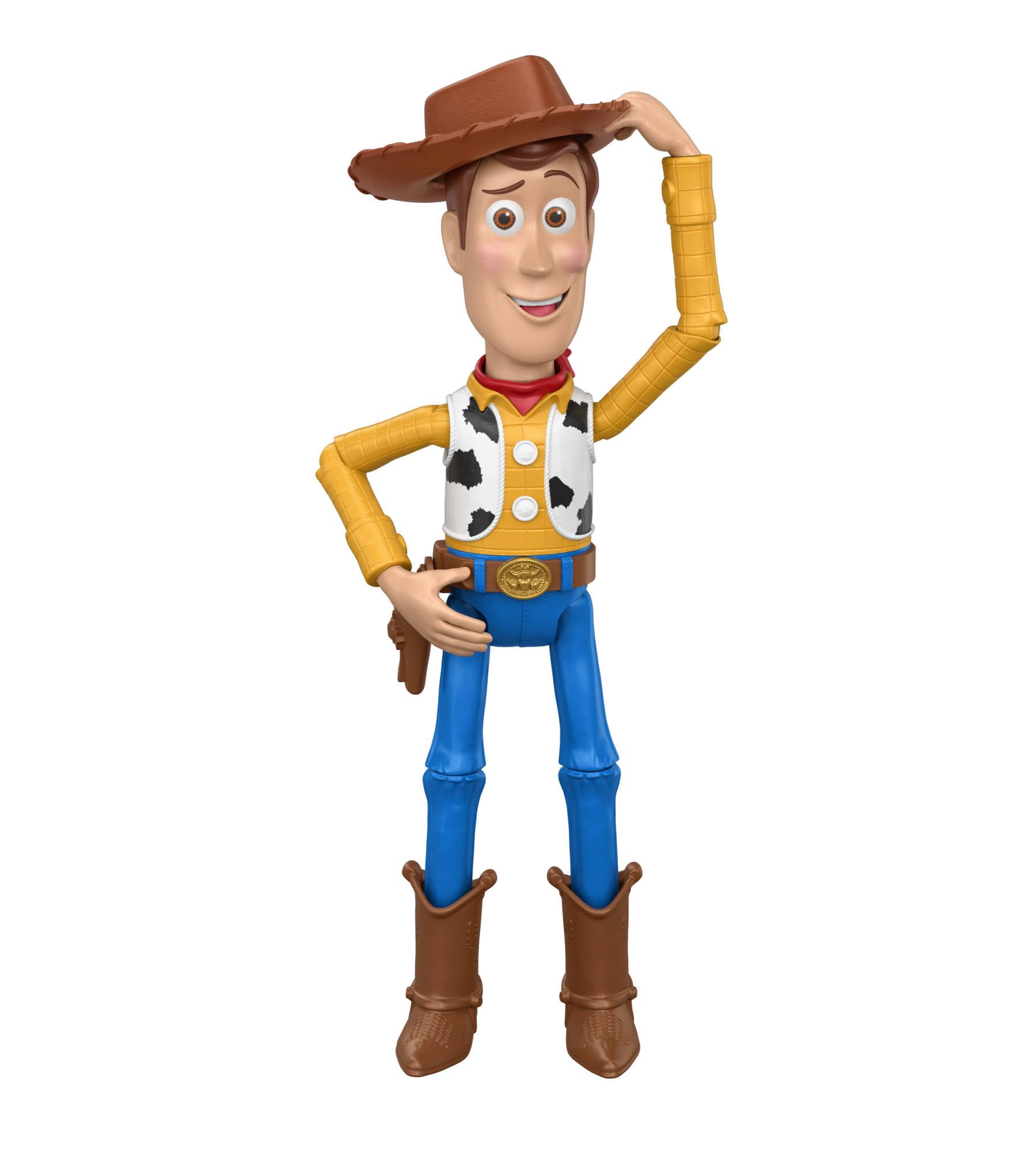 Mattel Disney and Pixar Toy Story 5 Woody Action Figure - 12.25 Inch Scale | Hat-Tipping Action