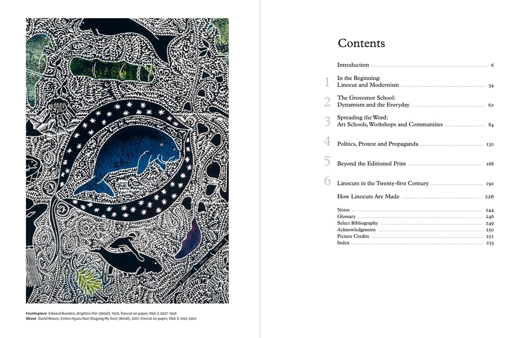 Thames & Hudson Linocuts (V&A) - Hardcover, 256 Pages
