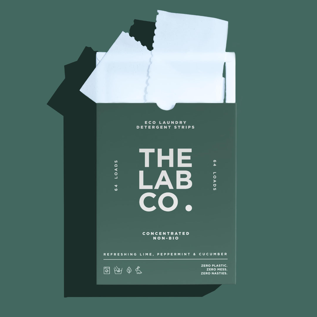 The Lab Co. - Laundry Detergent Strips Sheets (64 Loads, Eco Ultra-Concentrated)
