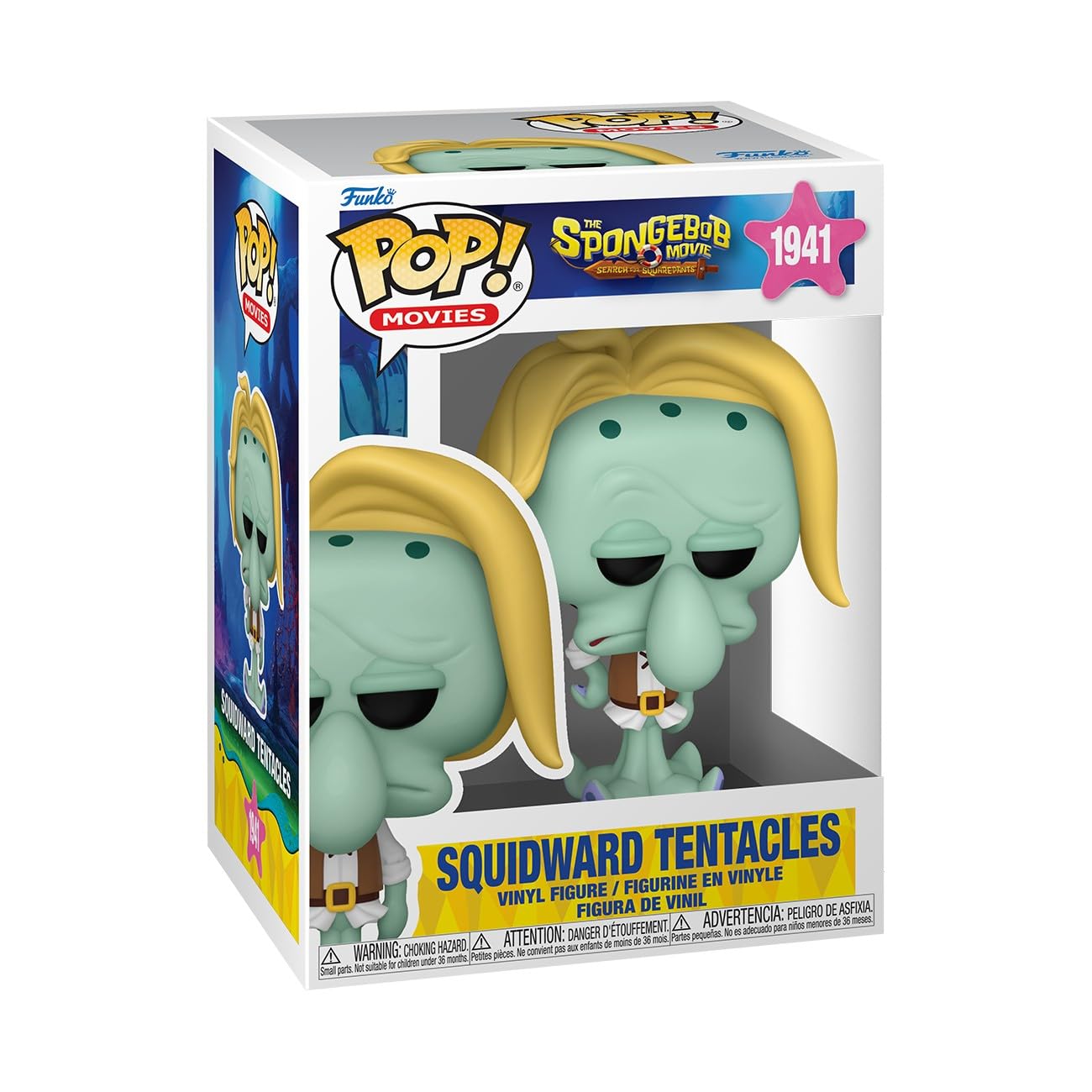 Funko Pop! Movies: The SpongeBob Movie - Squidward Tentacles Vinyl Figure | 3.75 Inches 1