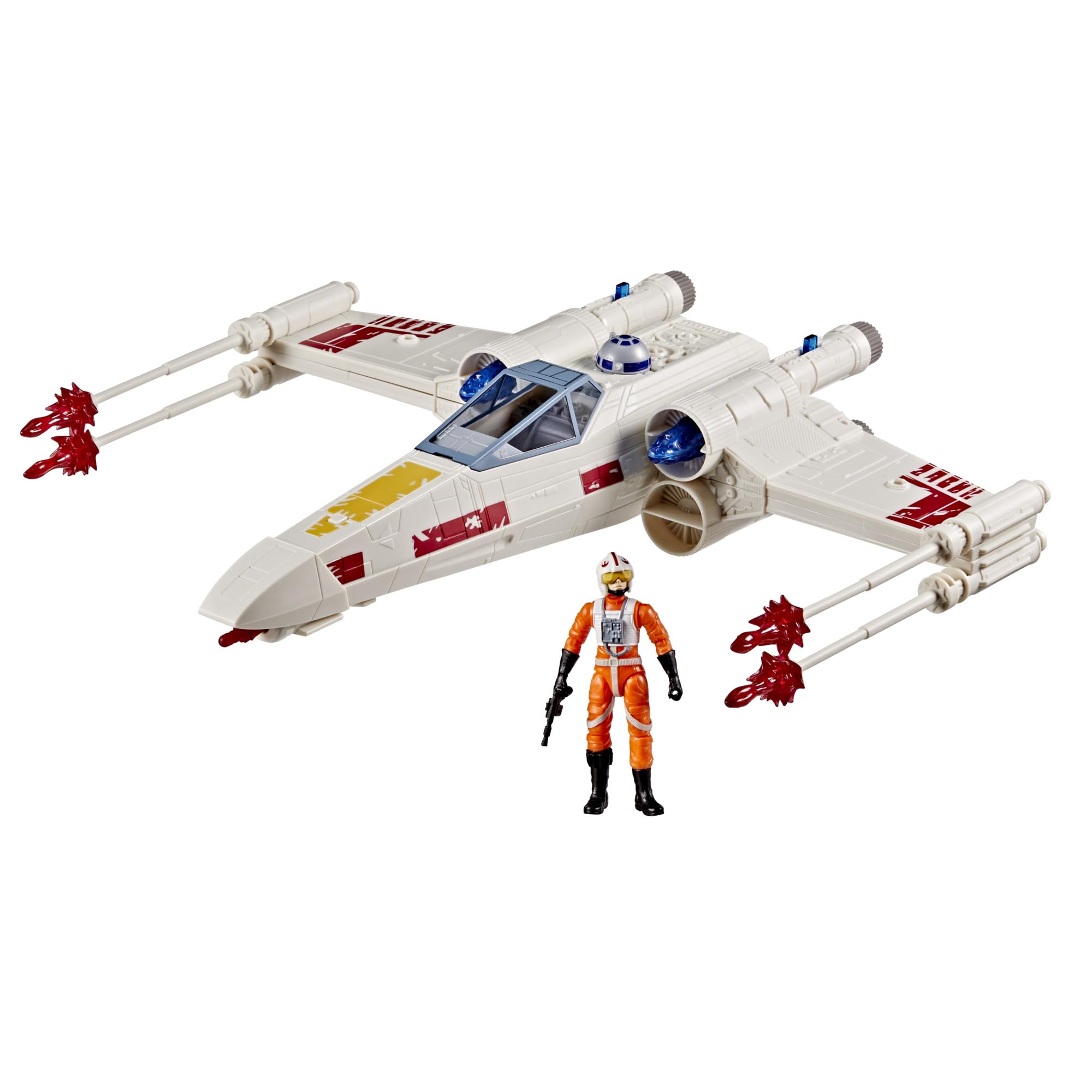 Star Wars Luke Skywalker's Force Strike X-wing Playset - 14-inch Vehicle with Action Figure & Projectile Launch 1