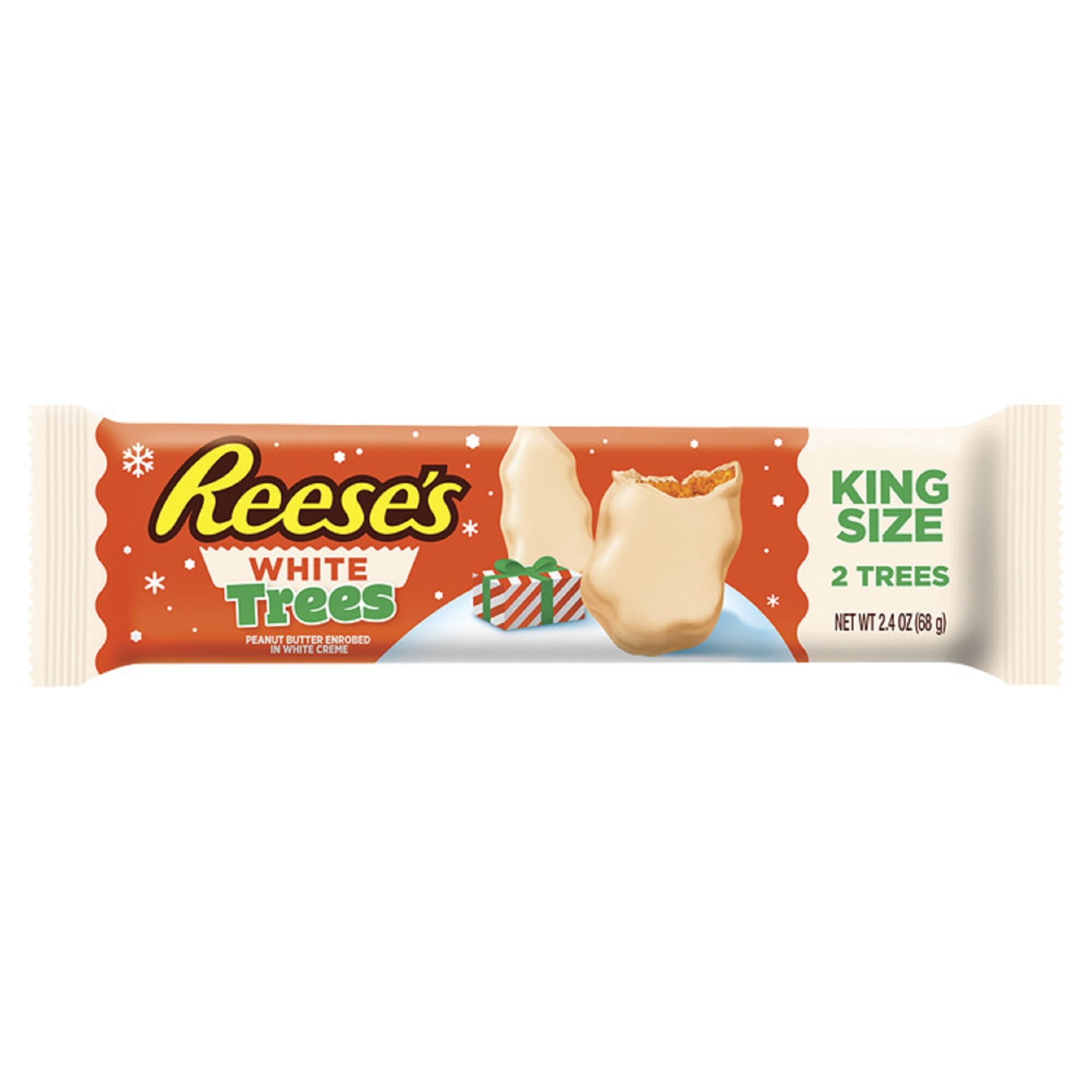 Reese's White Chocolate King Size Peanut Butter Filled Christmas Tree 68g 1