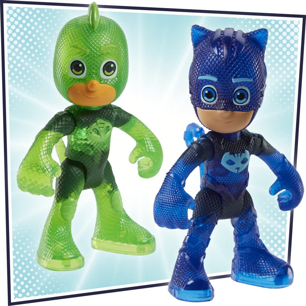 PJ Masks F21215S1 Deluxe Battle HQ Playset - 2-in-1 Vehicle Launcher with Hero ID, Ages 3+ 6