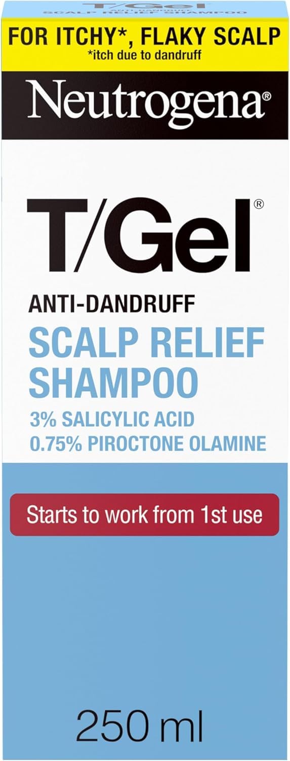 Neutrogena T/Gel Scalp Relief Anti-Dandruff Shampoo - 3% Salicylic Acid, 250ml