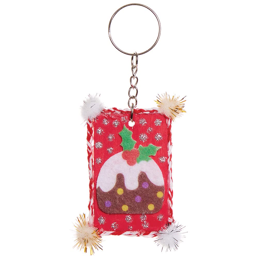 Baker Ross FX305 Christmas Robin Felt Stickers - Pack of 100 Assorted Designs 2