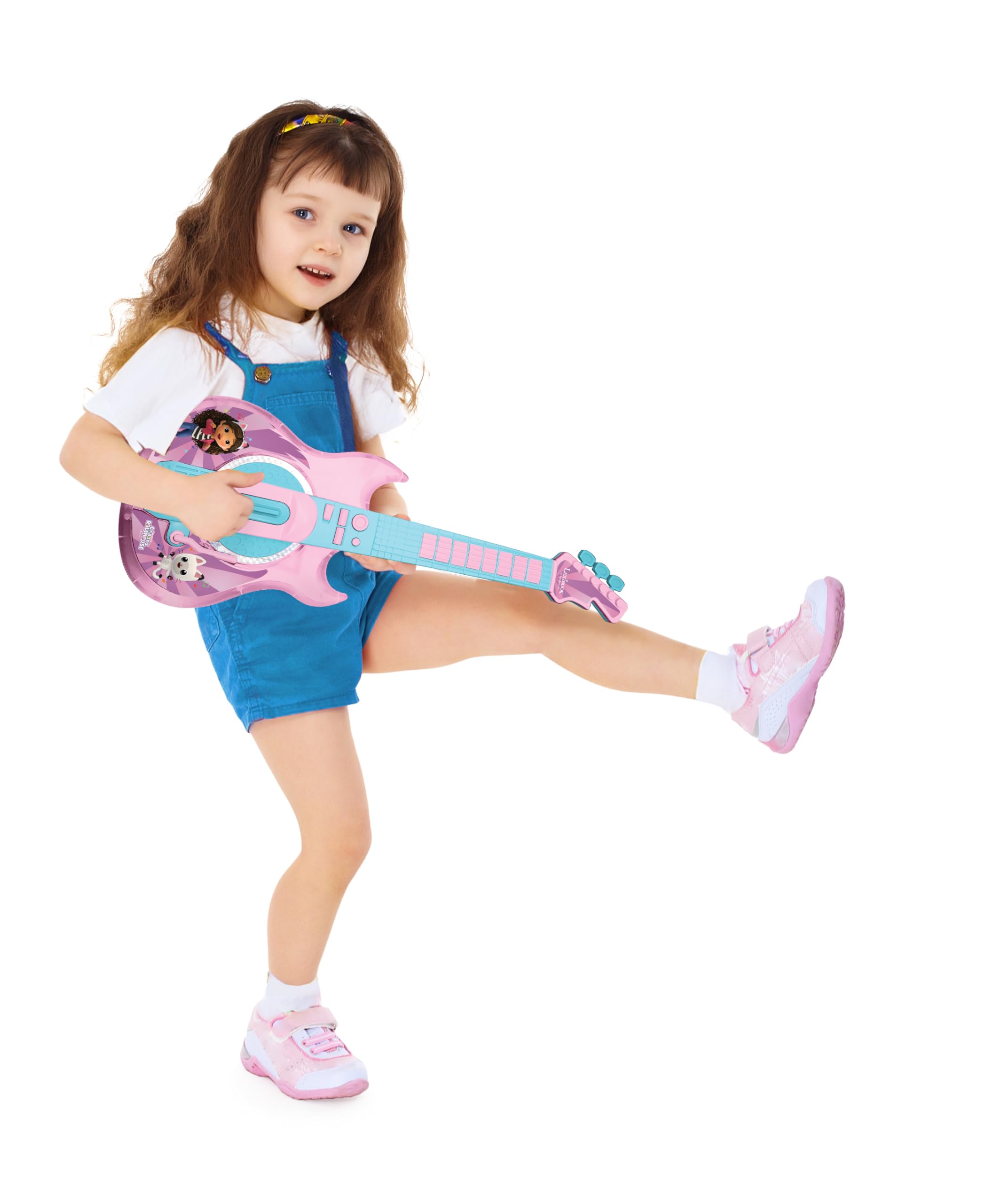 Lexibook Gabby's Dollhouse Electronic Guitar with Microphone & Glasses - Musical Toy for Kids 3