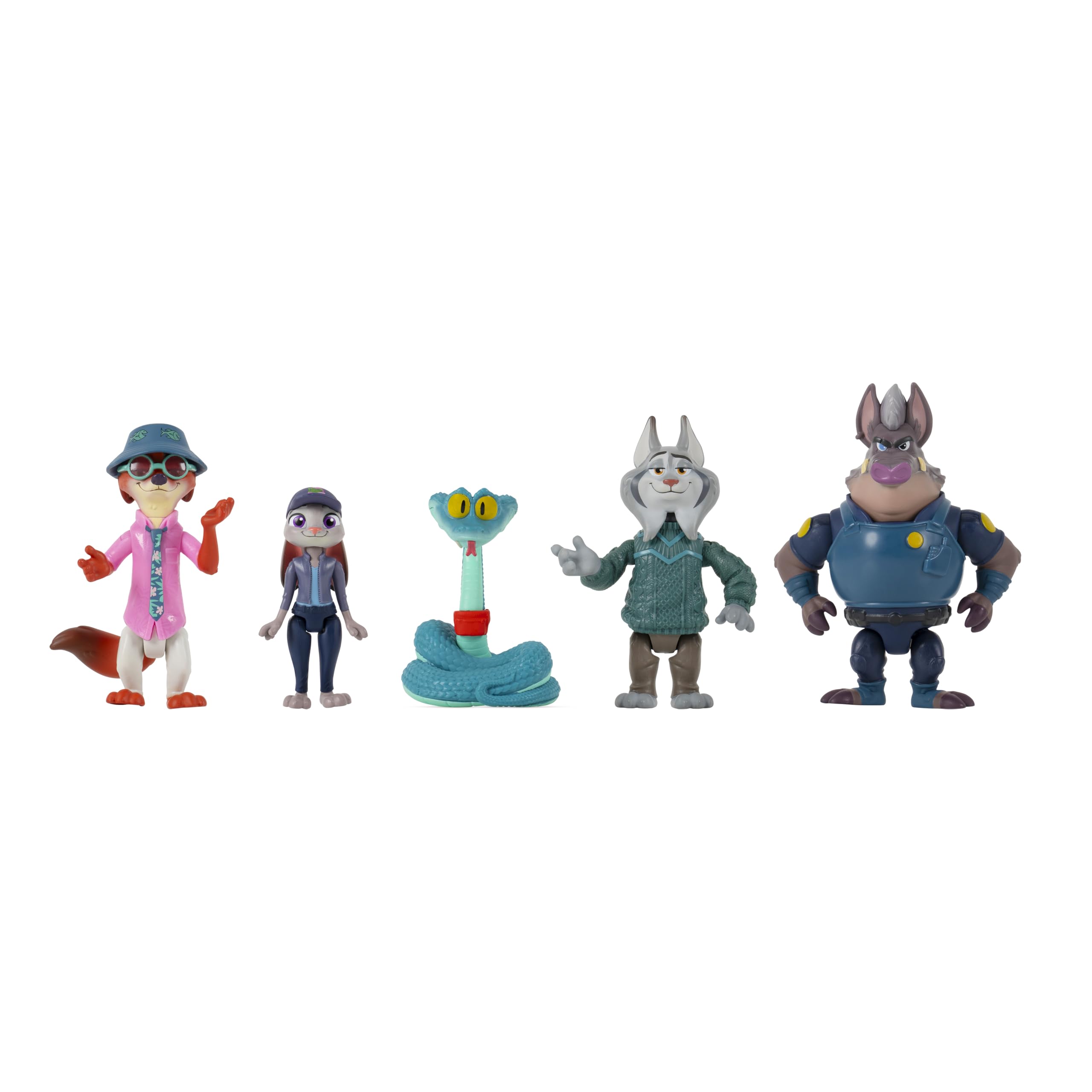 Disney Zootropolis 2 Adventure 5-Pack - Articulated 3-Inch Figures | Ages 4+ 1