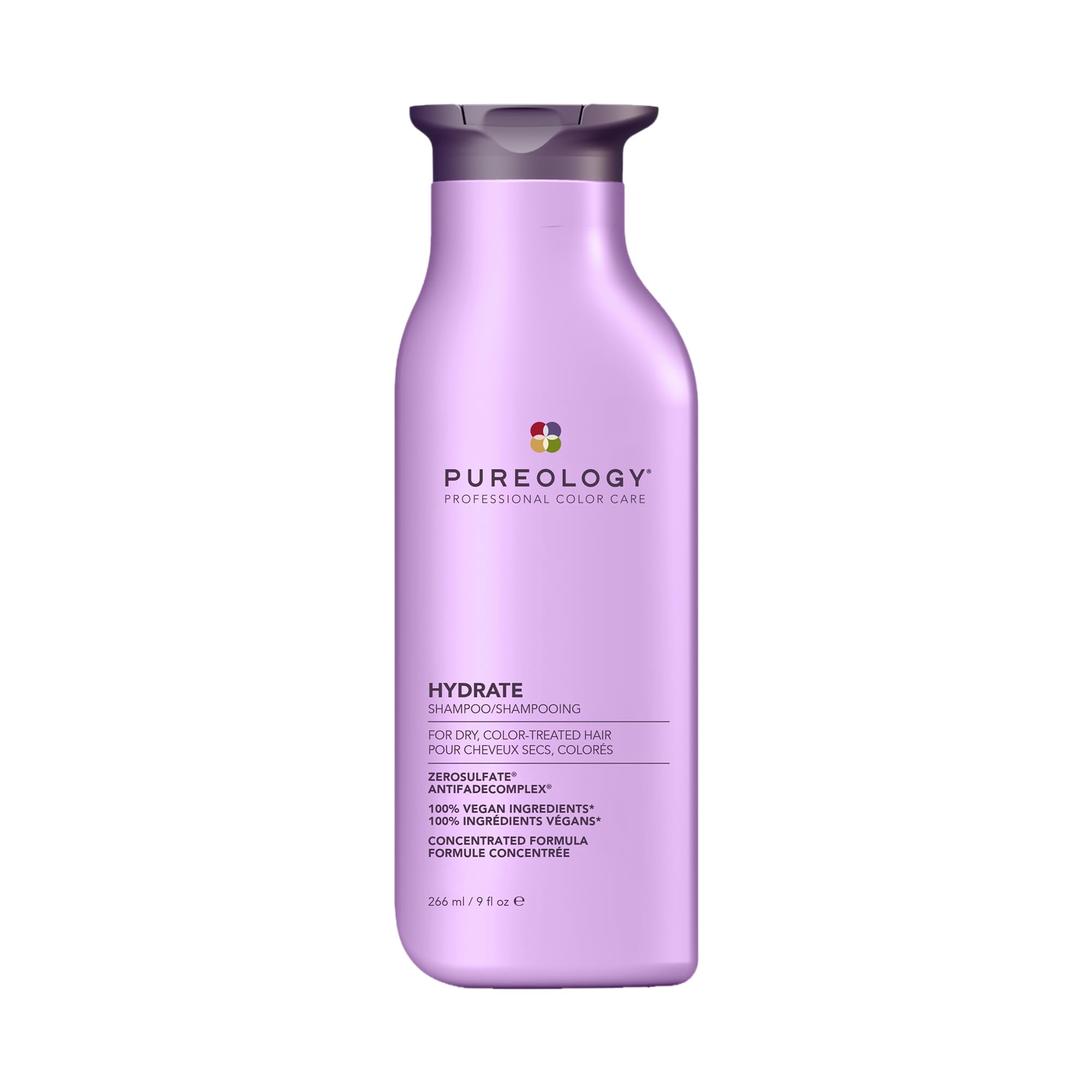 PUREOLOGY Hydrate Moisturising Shampoo - 266.17 ml, Vegan, Color Protection 1