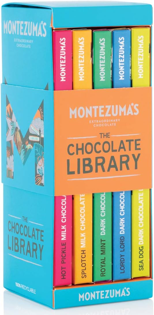Montezuma's - Bar Library Chocolate Collection, 5 x 90g Gluten-Free Variety Pack 1