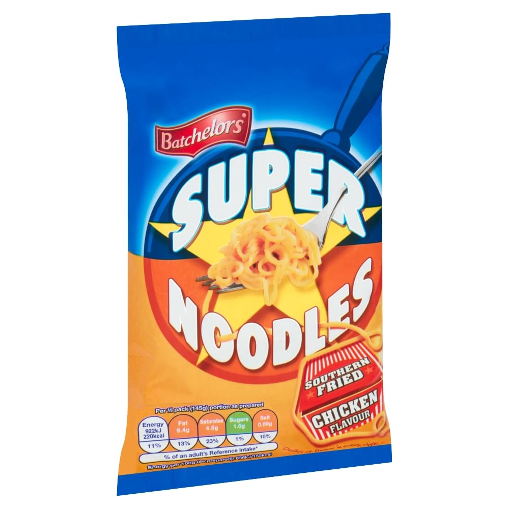 Batchelors Super Noodles Southern Fried Chicken Flavour Instant Snack 90g