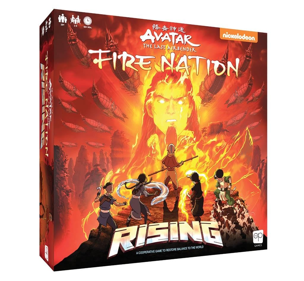 USAopoly Avatar The Last Airbender: Fire Nation Rising Cooperative Board Game 3