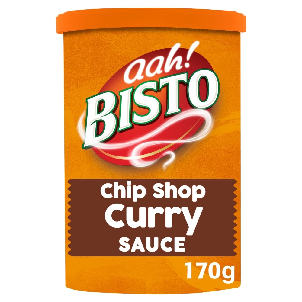 Bisto Quick & Easy Chip Shop Curry Sauce Mix - 170 g Drum | Vegetarian Friendly 1