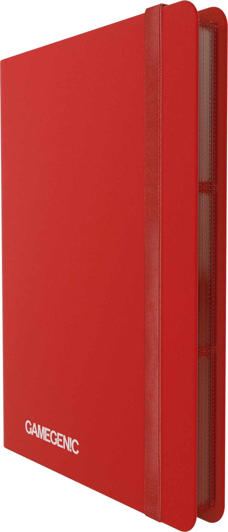 Gamegenic Casual Album - 18-Pocket Red Trading Card Storage | Holds 360 Sleeved Cards 1