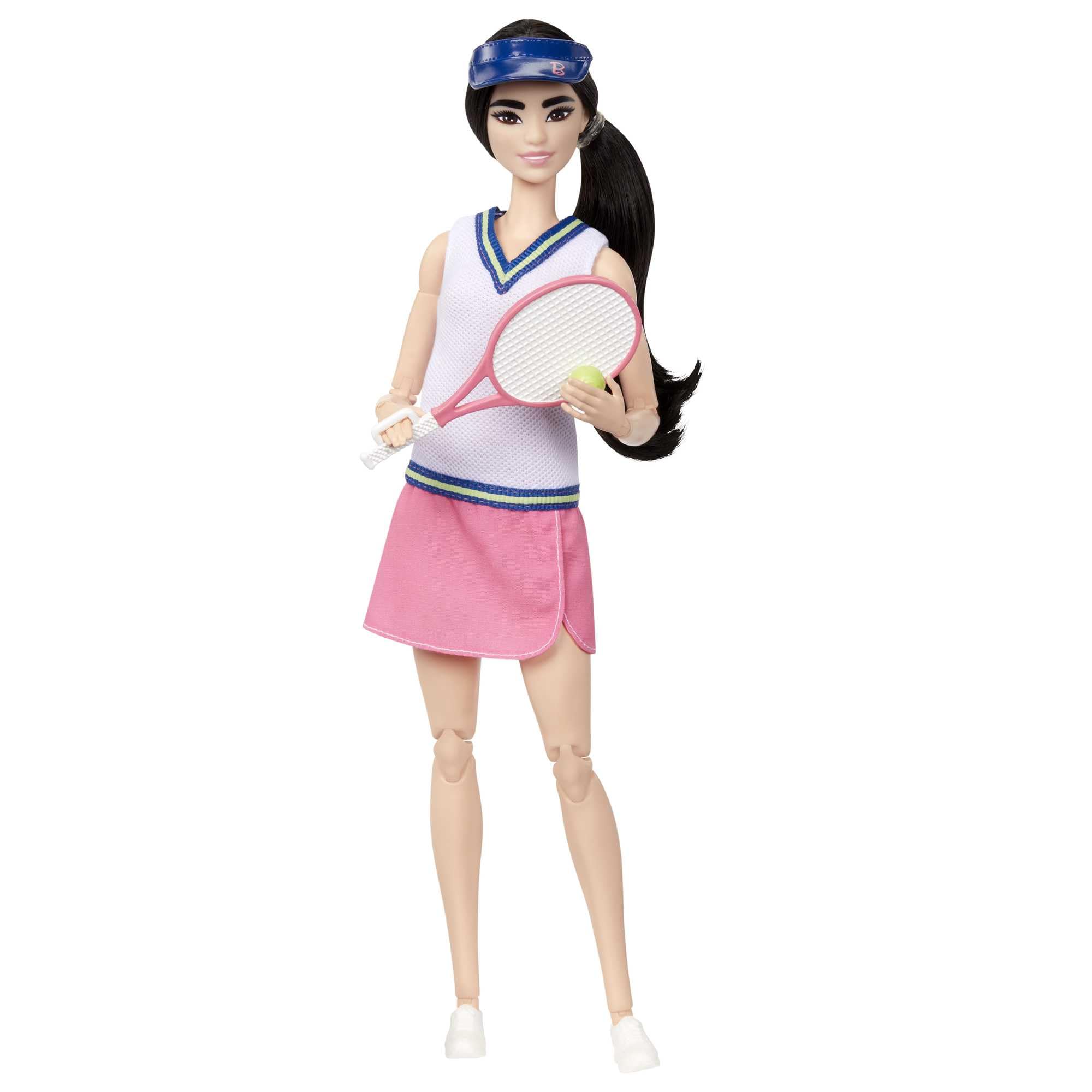 Barbie Career Tennis Player Doll - 22 Joints, Includes Racket & Ball, Ages 3+ 5