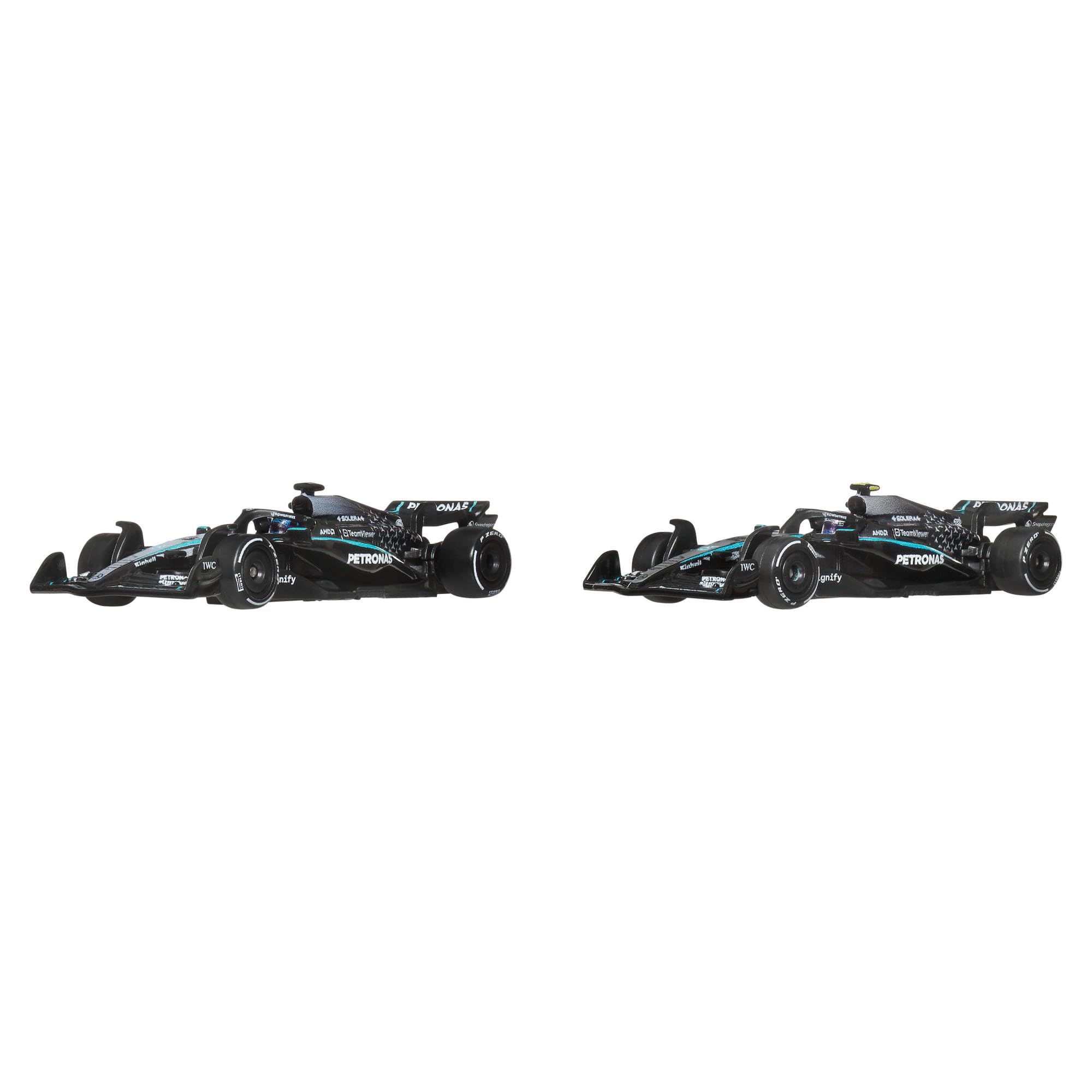 Hot Wheels Premium Formula 1 Mercedes-AMG PETRONAS 2-Pack | 1:64 Scale Die-Cast | JMM93 2