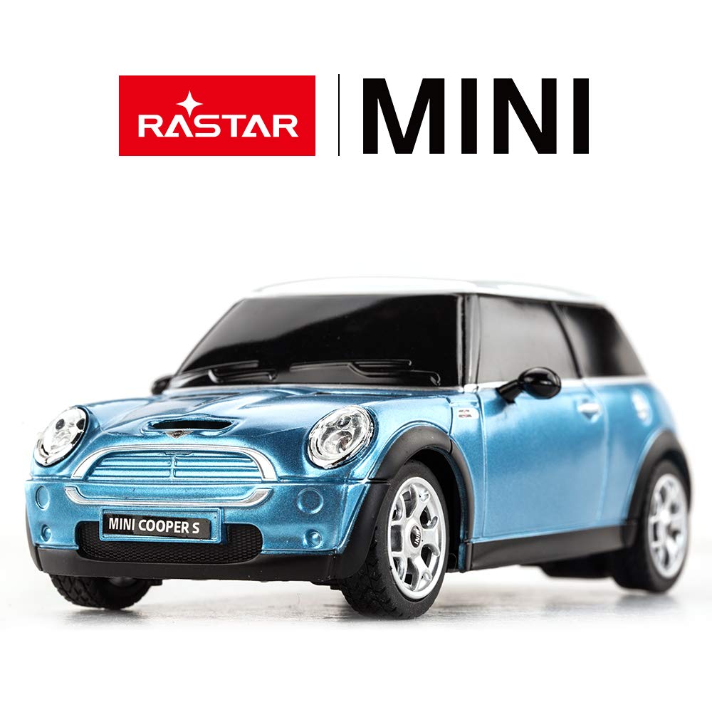 RASTAR Mini Cooper S Blue 1:24 RC Toy Car - Remote Control Vehicle for Kids & Adults 11