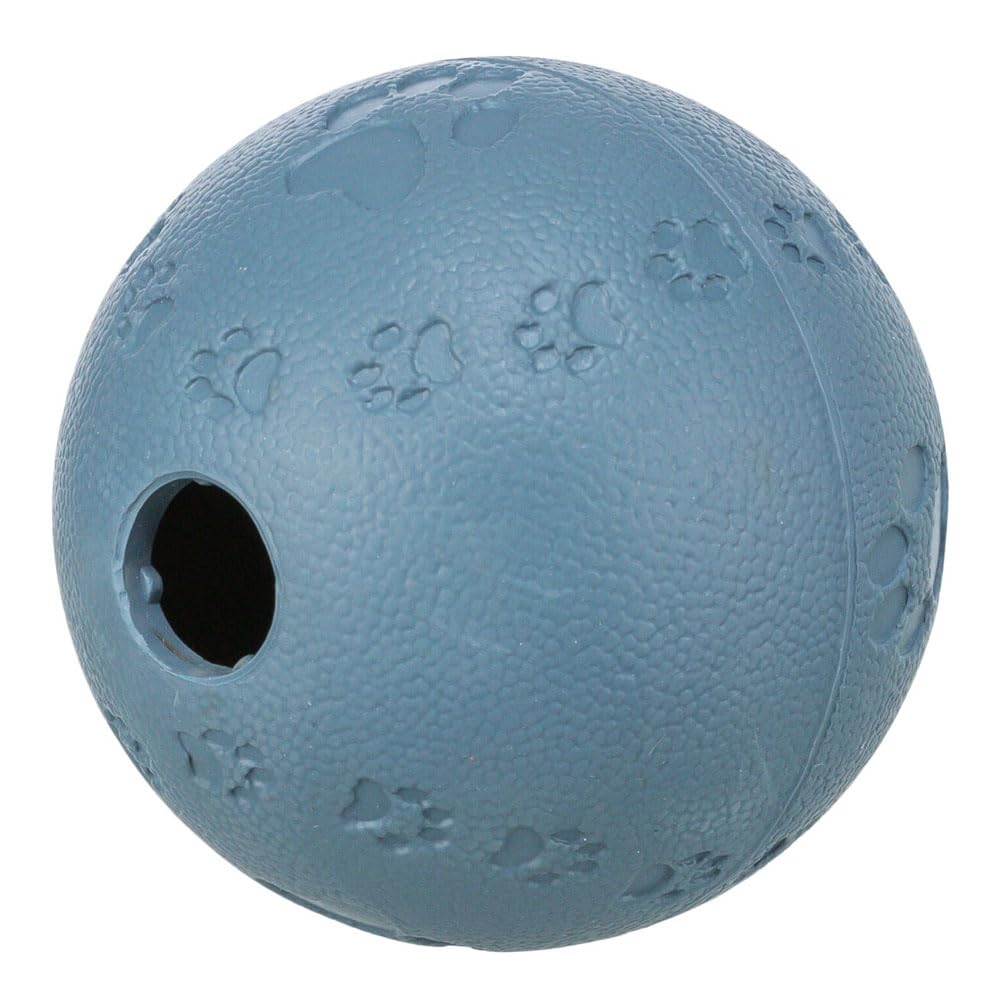 TRIXIE Dog Activity Snack Ball - Natural Rubber Treat Dispenser | 7 cm Diameter | Medium Dog Size 1