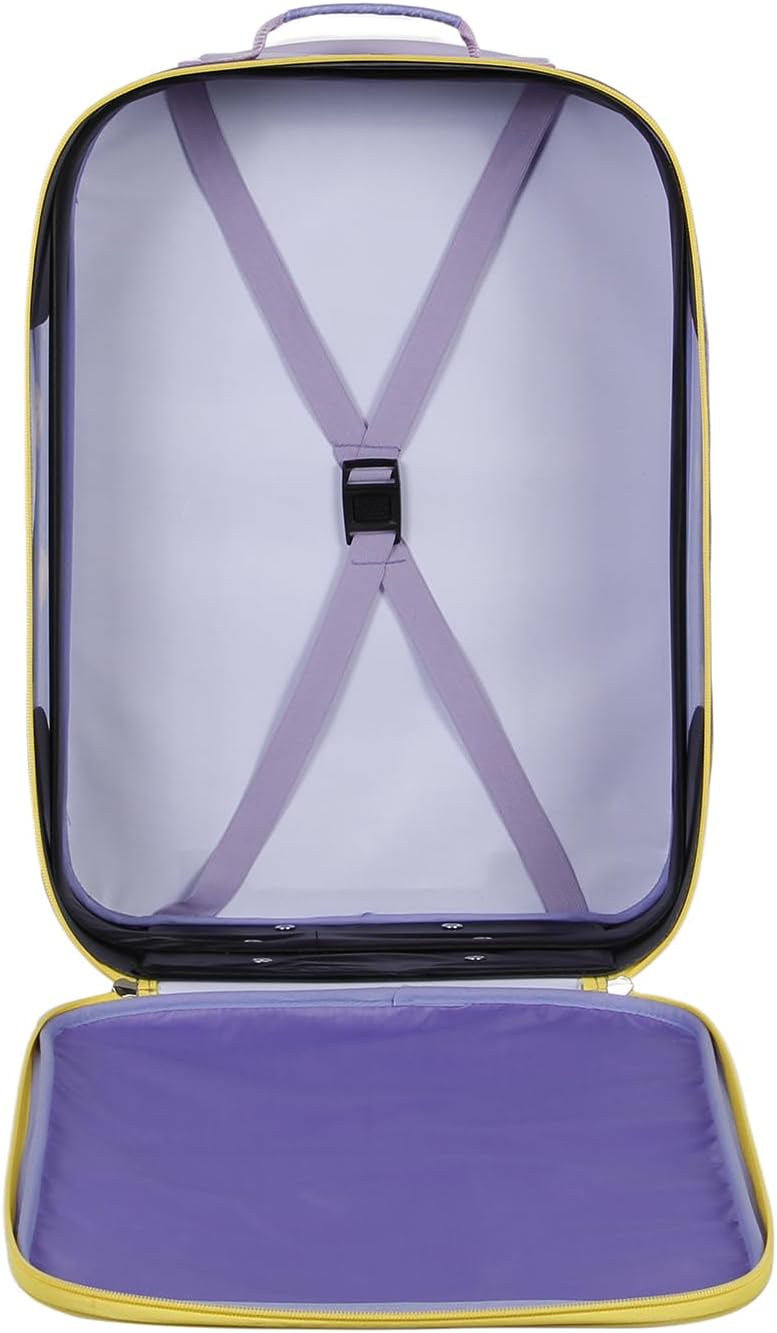 Karactermania Wish Star Soft 3D Trolley Suitcase for Kids, Lilac (06783)