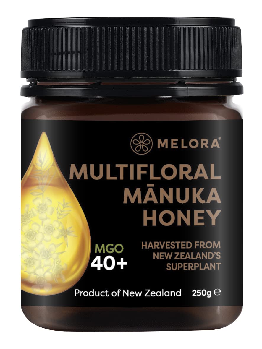 Melora Manuka Honey - 40 MGO | Pure & Traceable New Zealand Honey | 250g 1