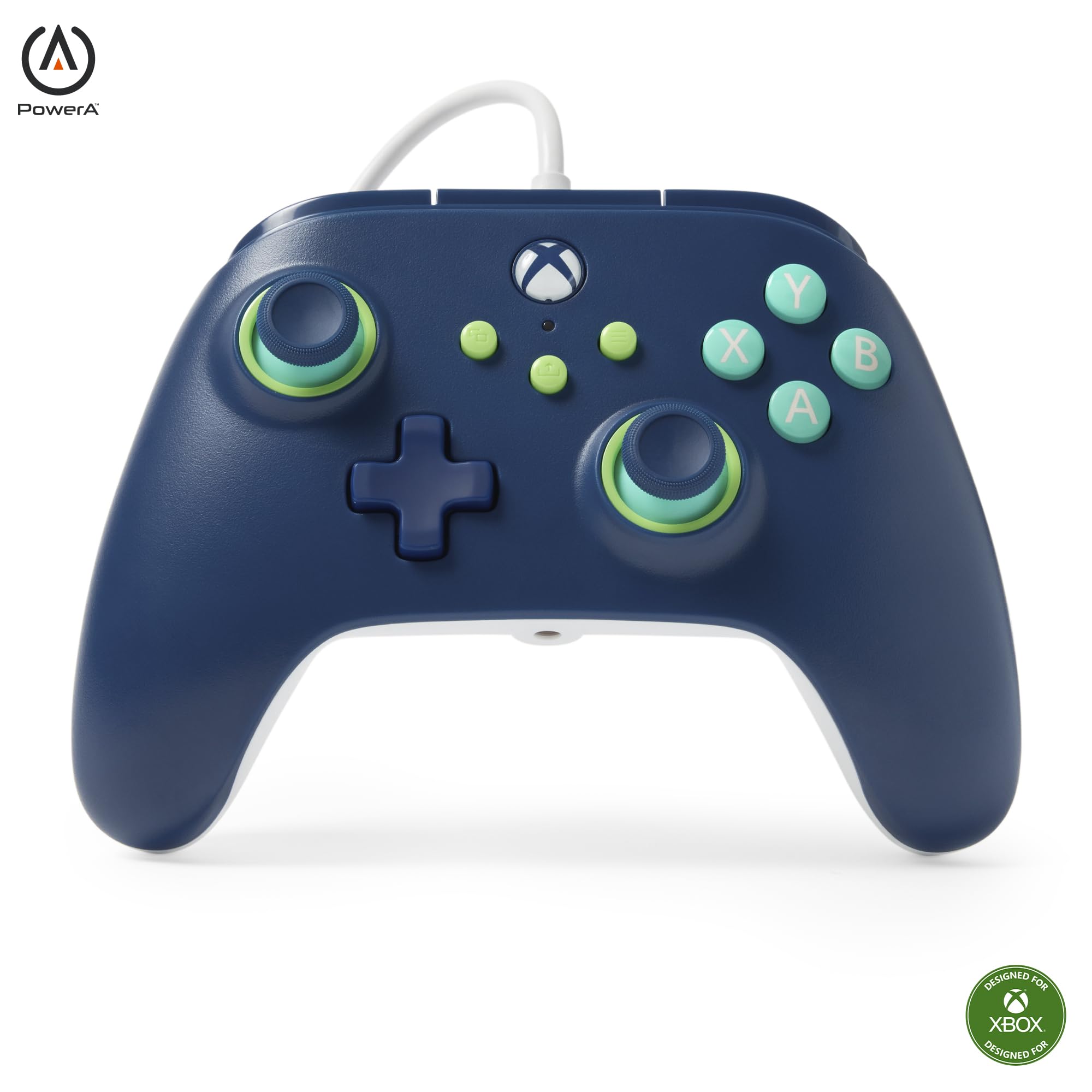 PowerA Wired Controller for Xbox Series X|S, Xbox One, PC - Officially Licensed Gamepad with Dual Rumble, Impulse Triggers, 10 ft USB-C Cable