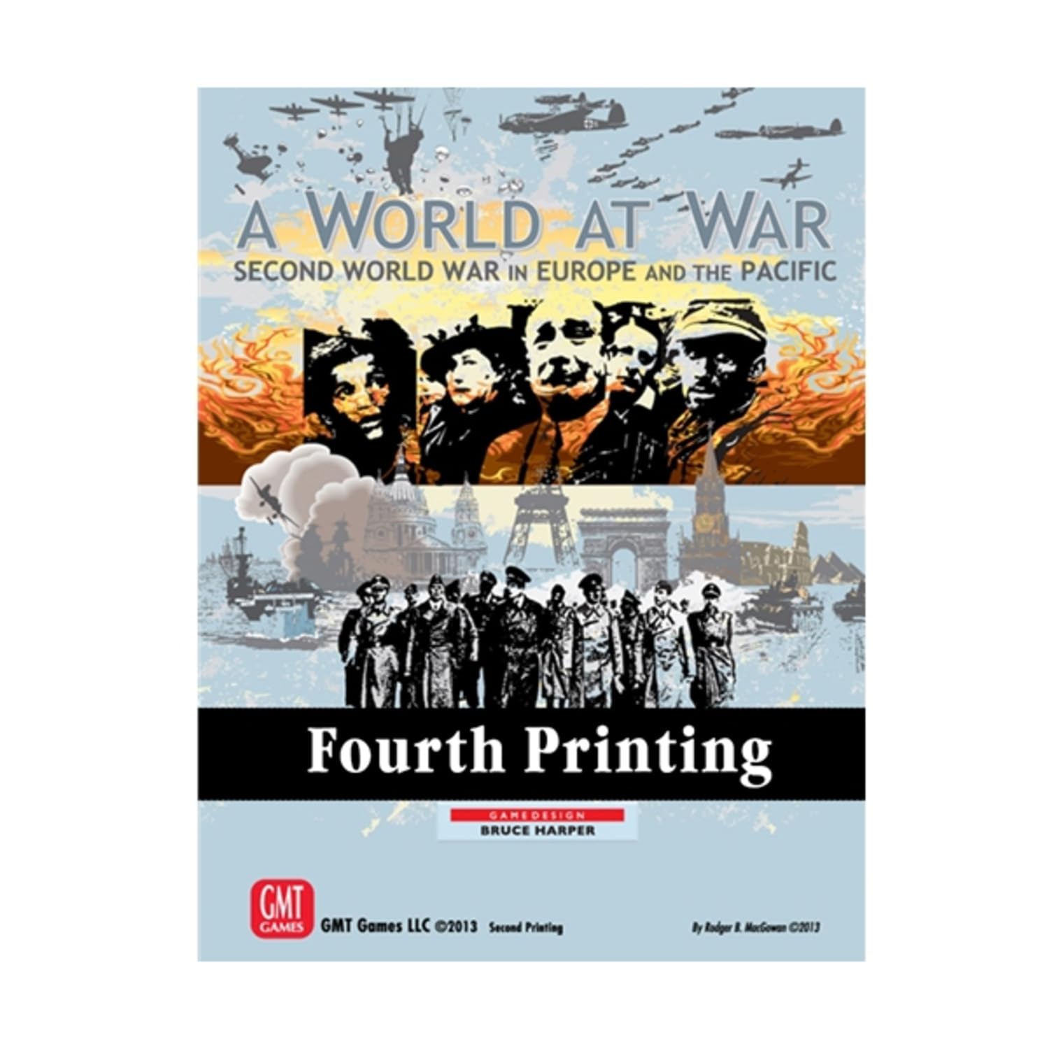 GMT Games A World at War: Second World War in Europe and The Pacific Board Game | 1-8 Players | ~6 Hours 1