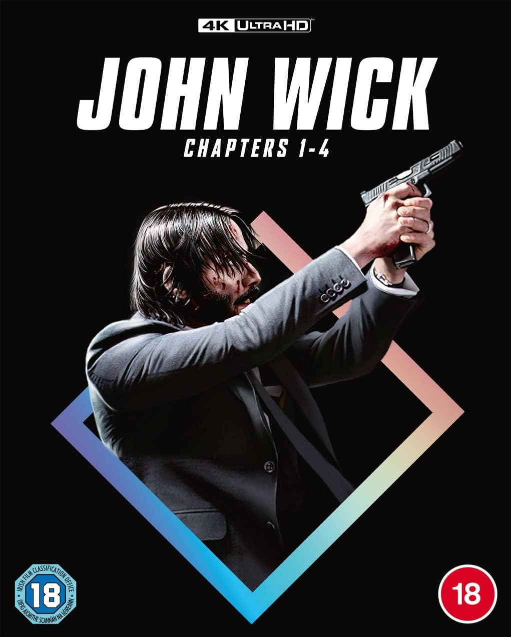 John Wick 1 - 4 Box Set (4K UHD) [Blu-ray]