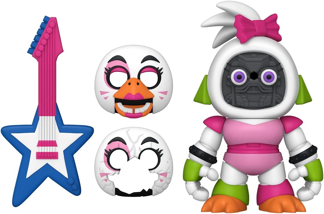 Funko Snapsies Five Nights at Freddy's - Glamrock Chica the Chicken & Gat Vinyl Figure 3
