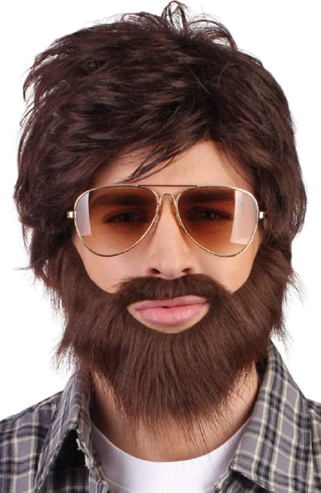 Fancy Me Hangover Wig and Beard Kit for Men 1