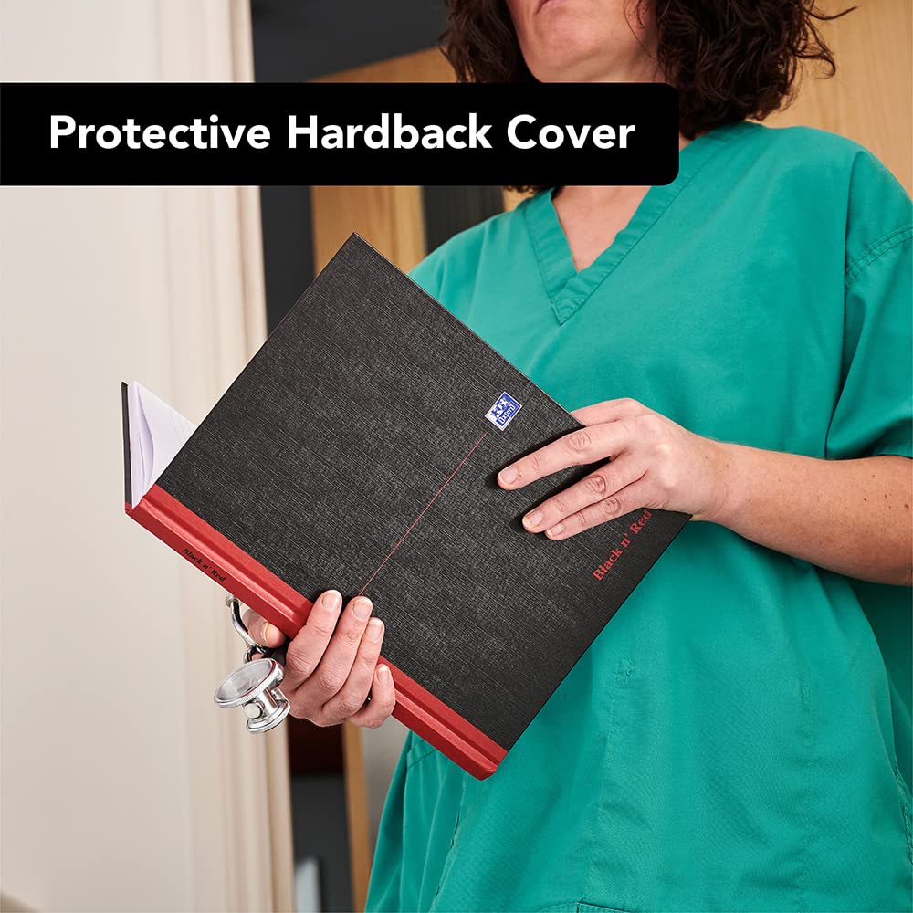 Black n' Red Casebound Composition Notebook - A4, 192 Pages, Single Cash Ruled 4