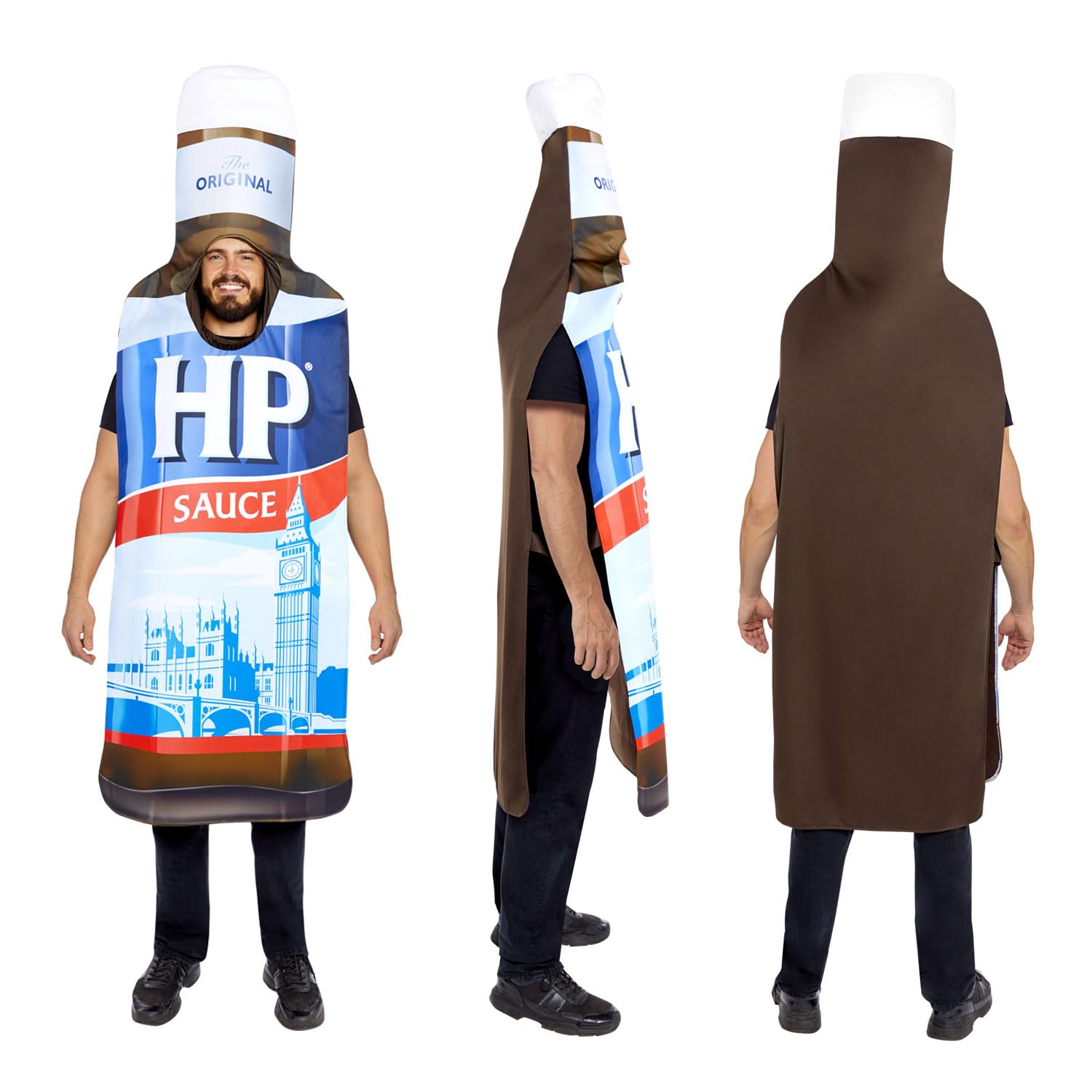 AMSCAN Heinz HP Sauce Bottle Tabard Costume - Adult Unisex 2
