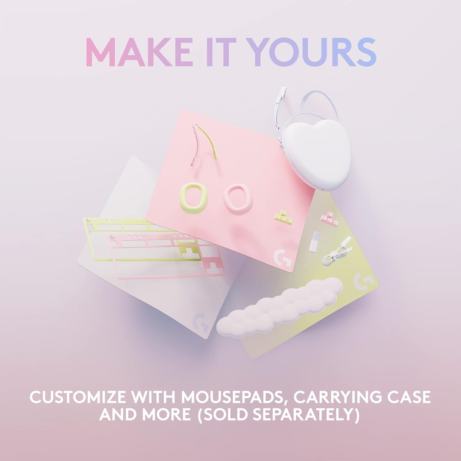 Logitech G G705 Wireless Gaming Mouse – White, LIGHTSYNC RGB, LIGHTSPEED, Bluetooth, Rechargeable 4