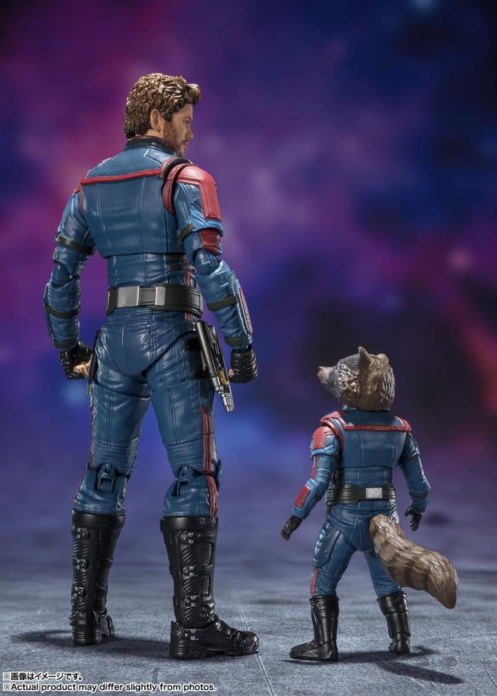 GOTG 3 - Star-Lord & Rocket Raccoon - Figurine S.H. Figuarts 6-15cm