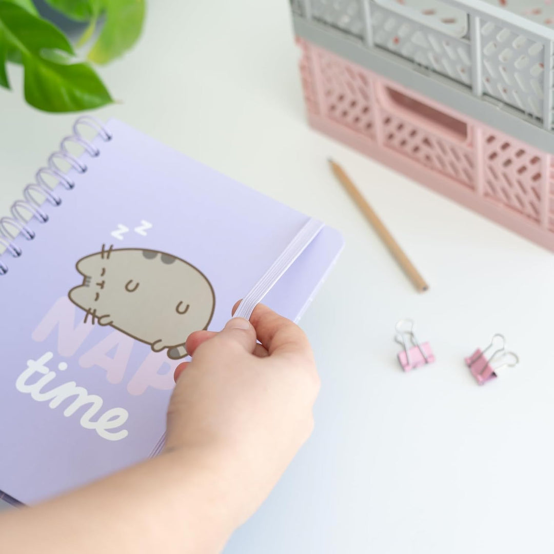 Grupo Erik Pusheen A5 Dotted Notebook with Elastic Closure (Pusheen Moments Collection)