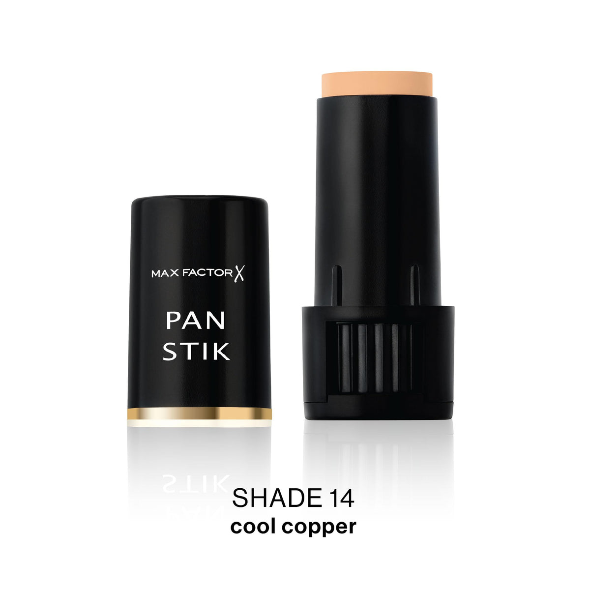Max Factor Pan Stik Foundation - Full Coverage, 9 g, 14 Cool Copper