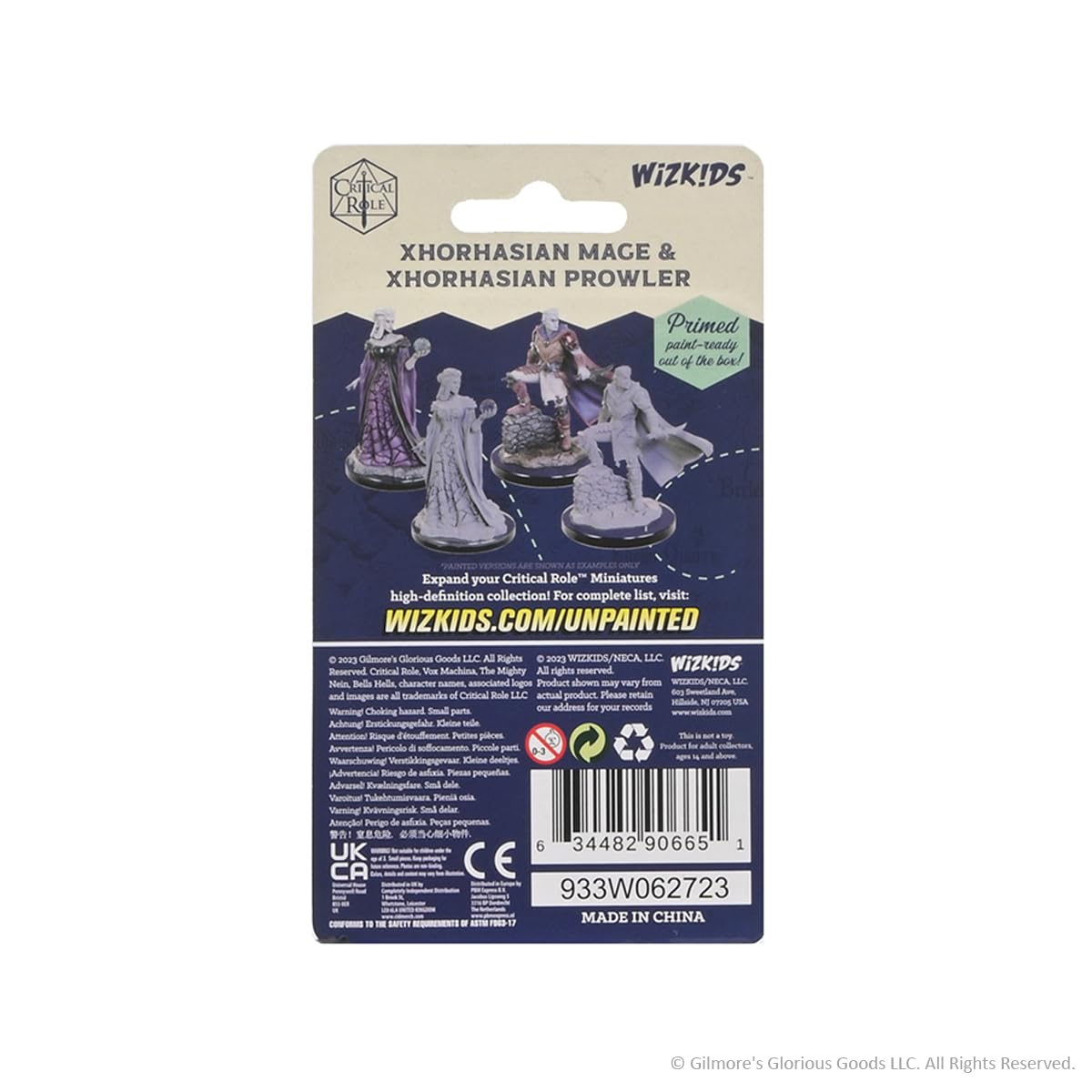 WizKids Critical Role Unpainted Miniatures: Xhorhasian Mage & Xhorhasian Prowler | Plastic 2