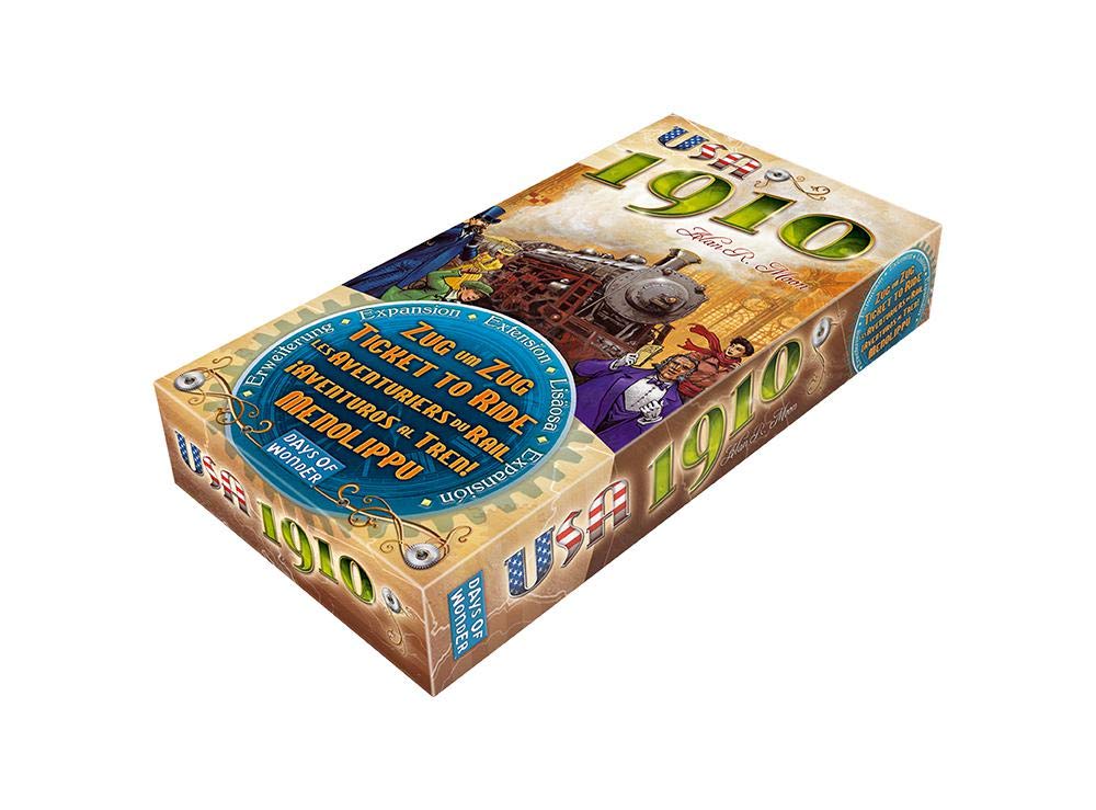 Asmodee Ticket to Ride USA 1910 Expansion Board Game for 2 to 5 Players Ages 8+