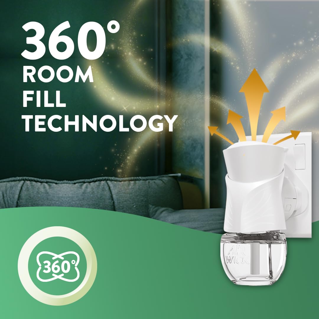 Air Wick - Smooth Satin & Lily Electrical Plug-in Refills (6 x 19ml)
