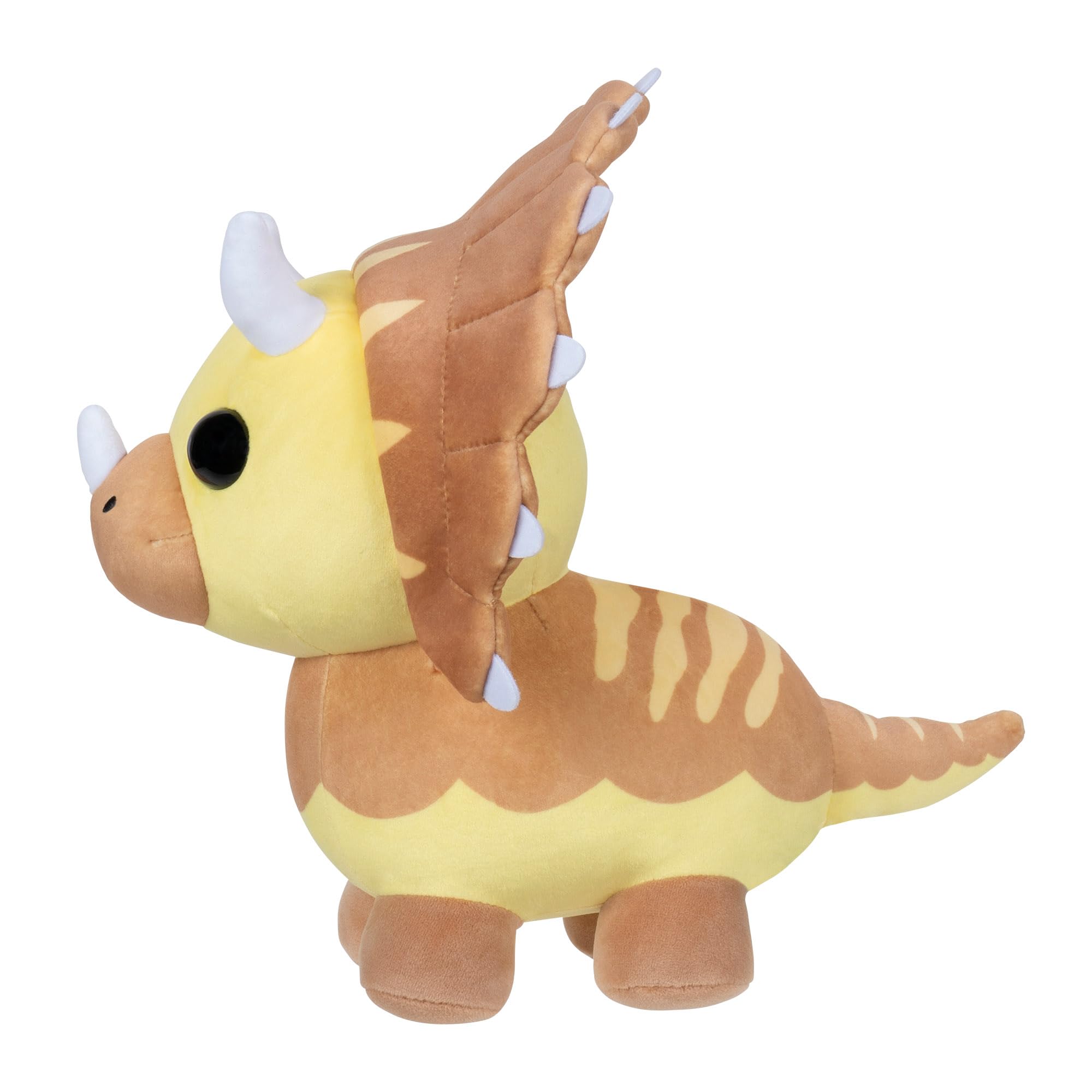 Adopt Me! Triceratops Plush - Series 4 Uncommon - 8-Inch Polyester Stuffed Animal 9