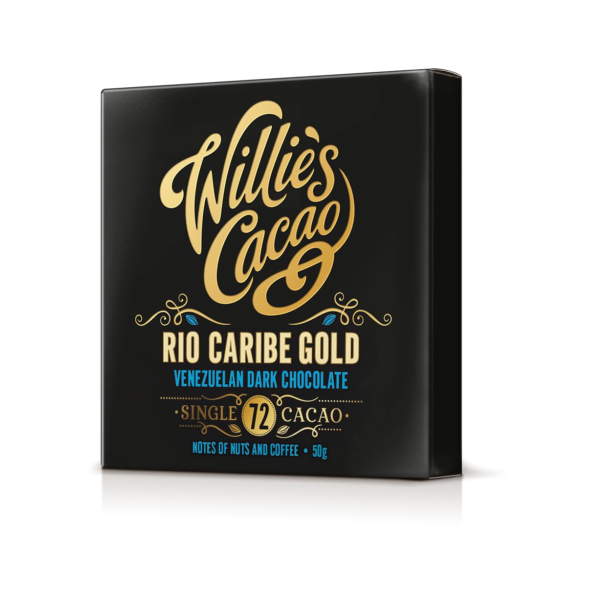 Willie's Cacao - Rio Caribe 72% Dark Chocolate Bar - 50g - Nutty, Coffee Notes 5