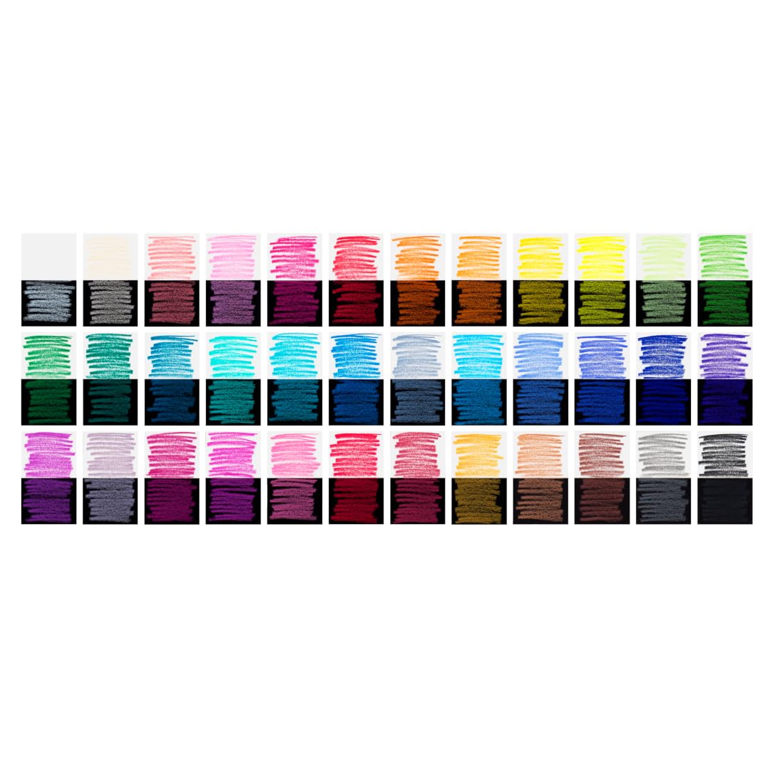 Faber-Castell Black Edition Coloured Pencils - 36 Count | Ergonomic Triangular Shape | SV Bonding