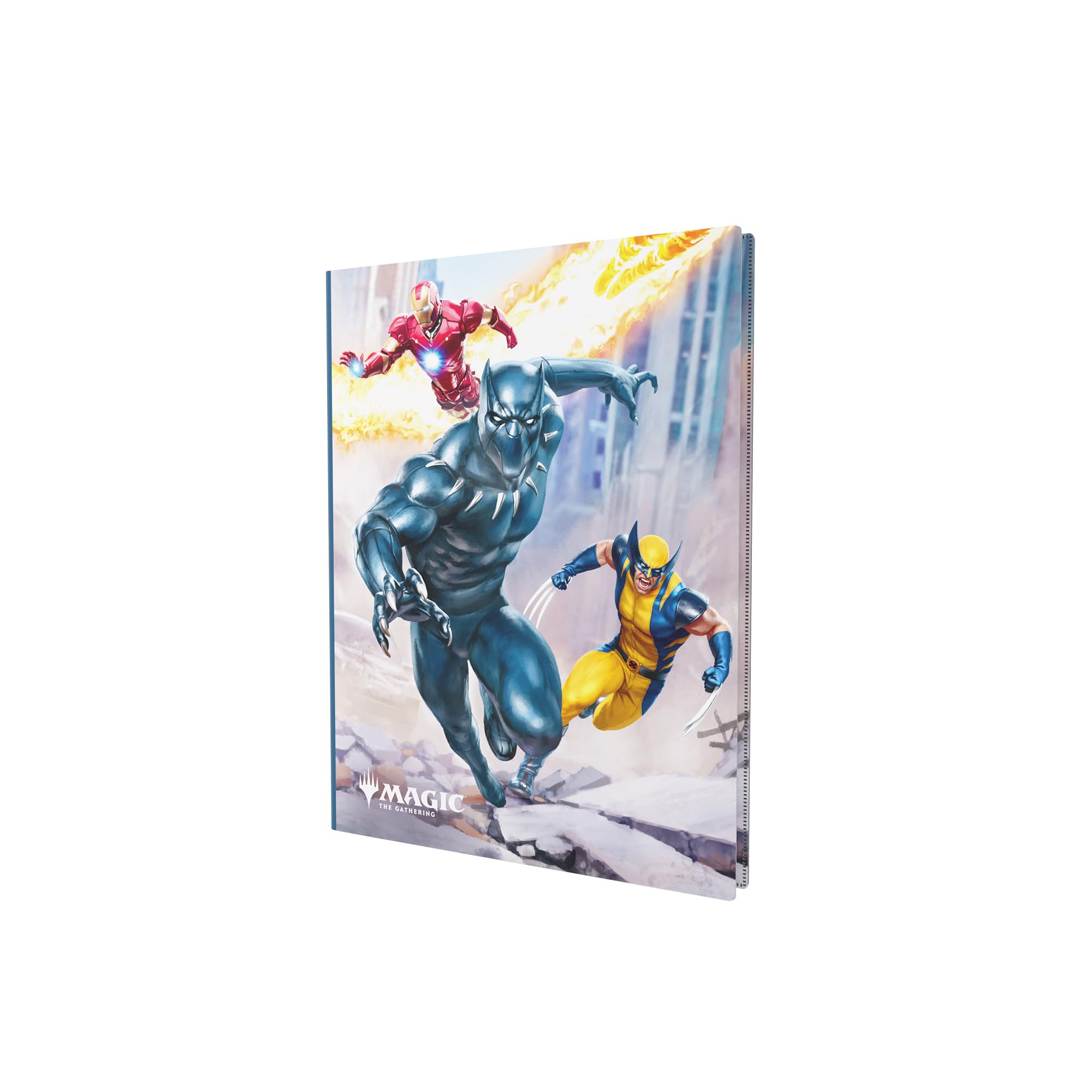 Gamegenic Marvel Super Heroes Casual Album - Holds 360 Cards | Side-Loading Pockets | Elastic Strap Closure