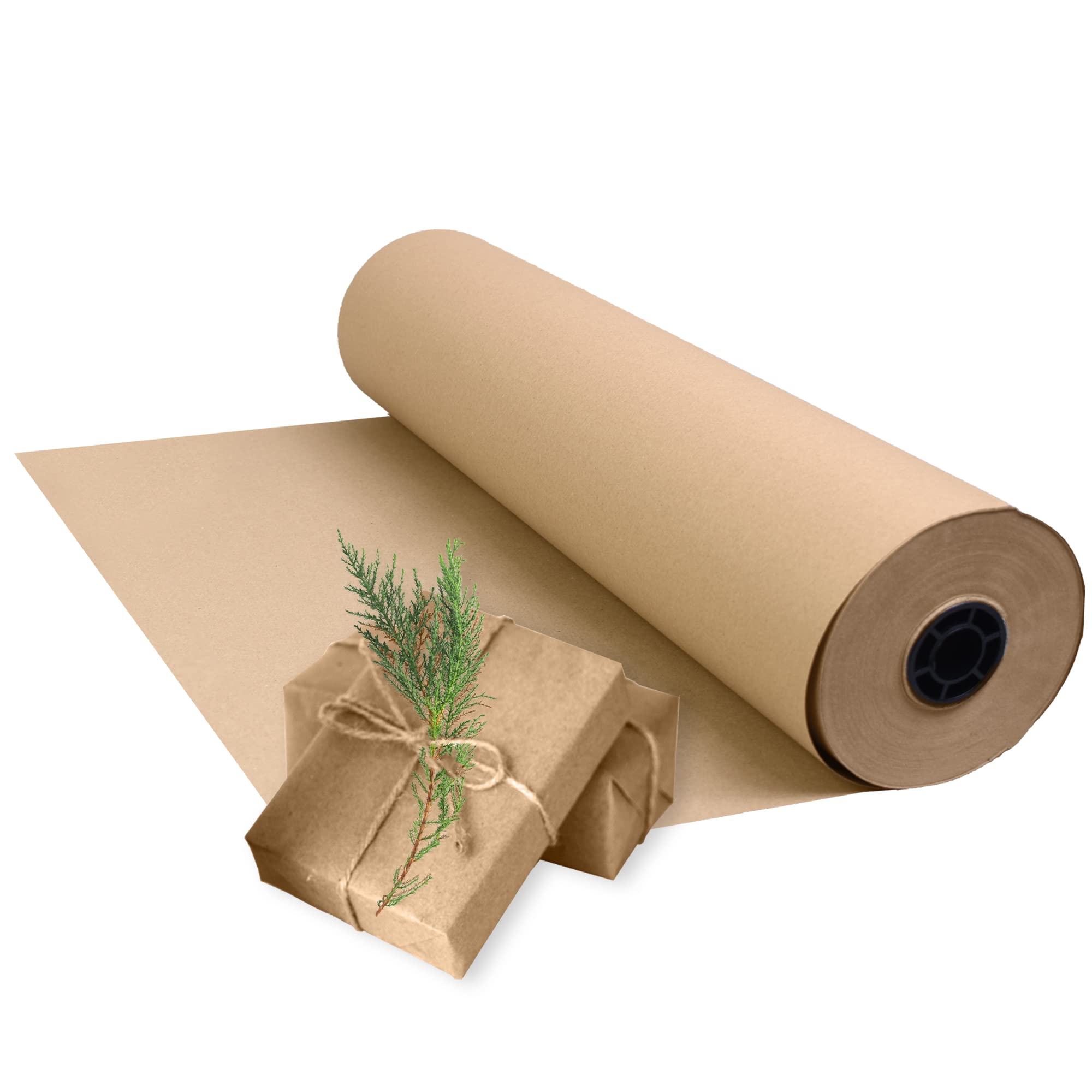 Triplast Brown ECO Kraft Paper Roll - 90 gsm | 600mm x 100m | 100% Recycled 1